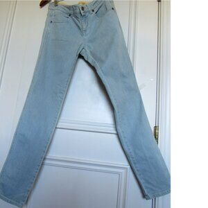 Women's Stella Mccartney Jeans Light Blue Straight Leg SZ 27,made in Italy